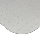 Protector de piso Ecommerce blando 90X120 B/Transparente