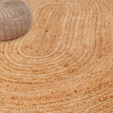 Alfombra Yute Braided Oval BRC 108 Natural 90X150