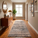 Alfombra Magnificent 080X240 Ak24A HB.D.Grey / L. Blue