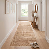 Alfombra Handwoven Yute Design 70X240 25 Nat