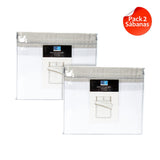 Pack 2 Sabanas Guarda 1.5P Guarda Gris
