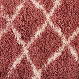 Alfombra Shaggy Design 133x190 Rosa