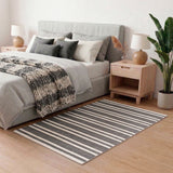 Alfombra Dhurrie Nature 060X120 3240 Grey White