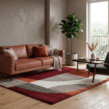 Alfombra Access 160X230 66202 Rust Rojo