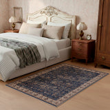 Alfombra Karachi 060X140 6507A Dark Blue