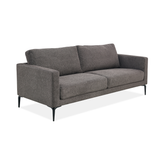 Sofá Zagreb 3 Cuerpos Gris Oscuro