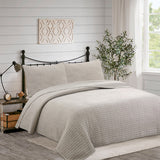 Quilt Patchwork Formas 2P Taupe