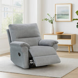 Berger Reclinable 1  Cuerpo Seúl Gris Claro