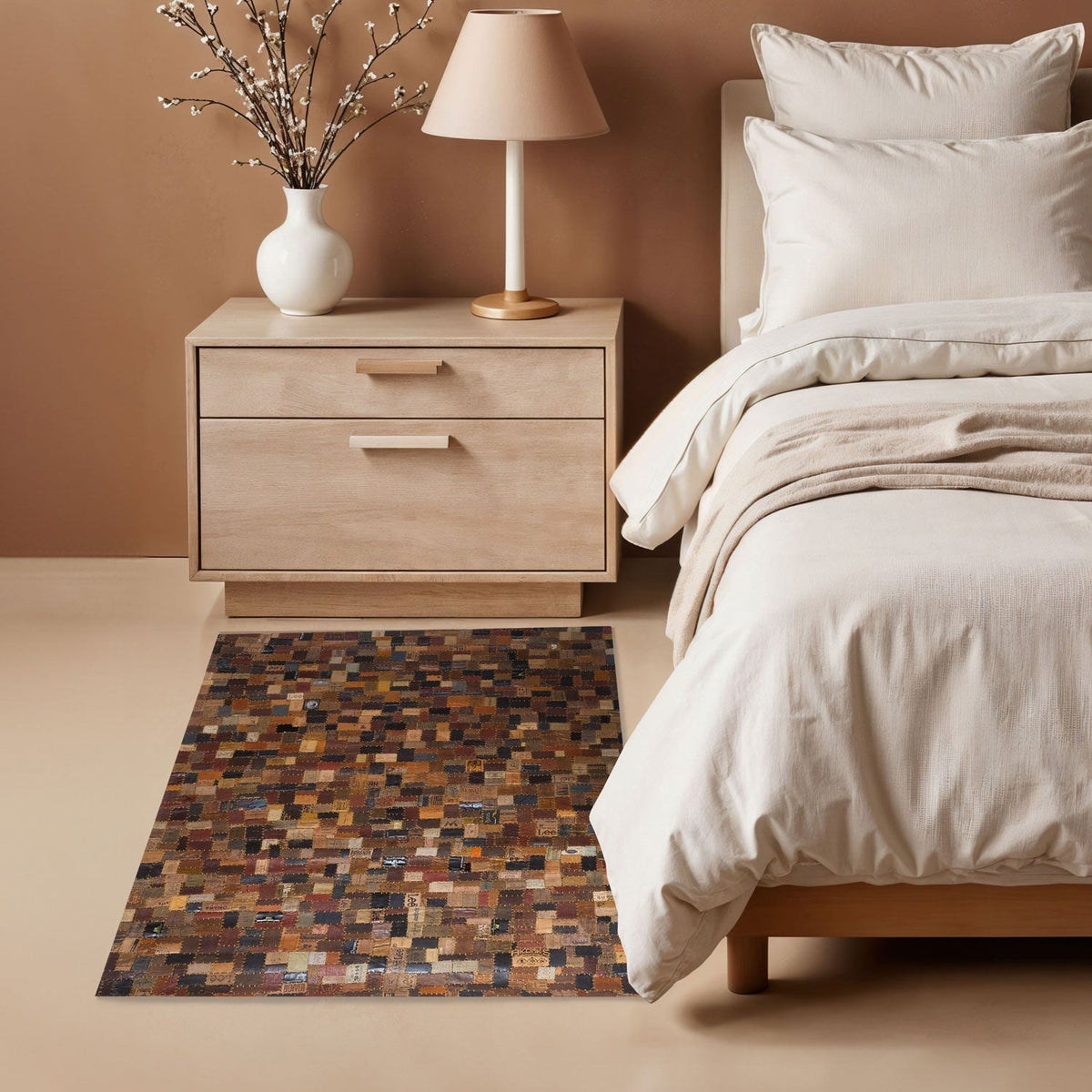 Alfombra Leather Patch Collection 60X120