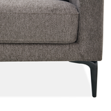 Sofá Zagreb 3 Cuerpos Gris Oscuro