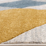 Alfombra Orleans 133X190 E0901 Blue Gold