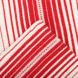 Alfombra Handwoven Rustic 160X230 Blanco/Rojo