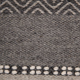 Alfombra Handwoven wool Tribal 160x230 Gris