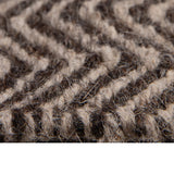 Alfombra Handwoven wool Tribal 240x340 Café