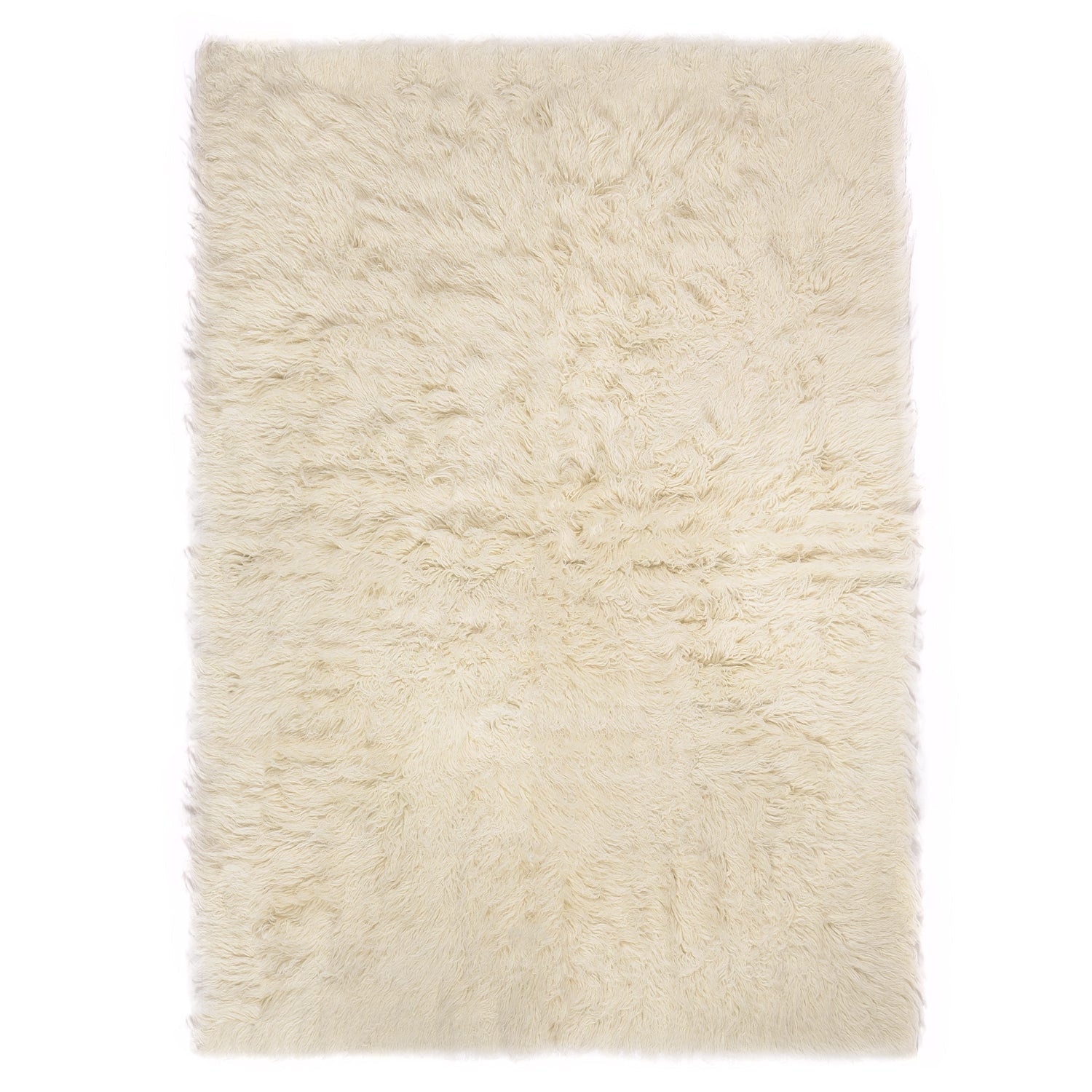 Alfombra Flokati 200X300 Blanco DIB