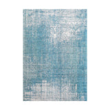 Alfombra Handwoven Abstract 140X200 Celeste/Blanco