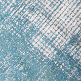 Alfombra Handwoven Abstract 140X200 Celeste/Blanco