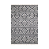 Alfombra Woven Geo 140X200 Gris 10101