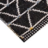 Alfombra Handwoven Design 190X290 Negro