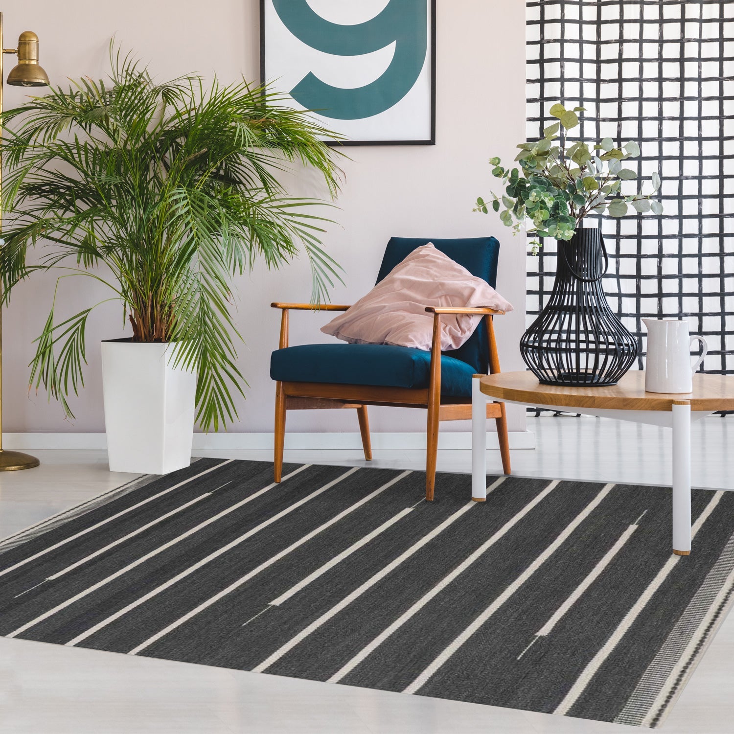 Alfombra Kelim Colors 160X230 Gris DIB