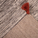 Alfombra Handwoven Wool Line190X290 Terracota