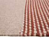 Alfombra Handwoven Wool Style 160X230 Terracota