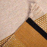 Alfombra Handwoven Wool 190X290 Gris/Amarillo