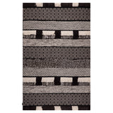 Alfombra Handwoven Wool Co 160X230 Negro/Gris