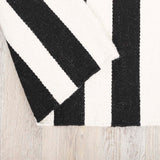 Alfombra Handwoven Rustic 190X290 Negro/Blanco