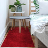 Alfombra Shaggy Colors 50X90 Rojo