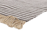 Alfombra Natural Stripe 140X200 Café 253202