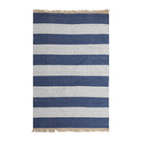 Alfombra Natural Stripe 160X230 Azul 252891