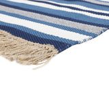 Alfombra Natural Stripe 160X230 Azul 252891