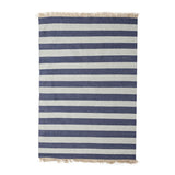 Alfombra Natural Stripe 160X230 Azul 253201