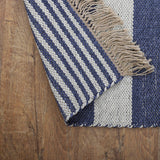 Alfombra Natural Stripe 160X230 Azul 253201