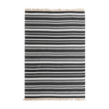 Alfombra Natural Stripe 190X290 Negro 252893