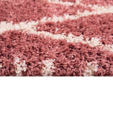 Alfombra Shaggy Design 150x220 Rosa 4536