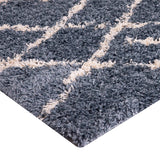 Alfombra Shaggy Design 180X275 Azul