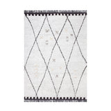 Alfombra Mystique 160x230 Blanco/ Gris