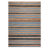 Alfombra Handwoven Wool Stripe 230x330 Café
