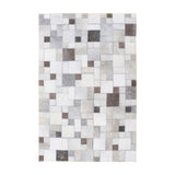 Alfombra Leather Patch Design 160X230 Gris 557790