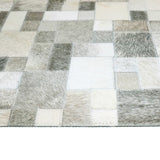 Alfombra Leather Patch Design 190X290 Gris 557790