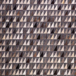 Alfombra Natural Leather Design 140X200 Café/Gris DIB