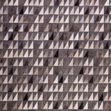 Alfombra Natural Leather Design 140X200 Café/Gris DIB