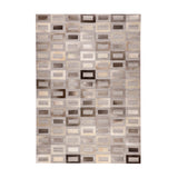 Alfombra Natural Leather Design 140X200 Beige/Gris 688302