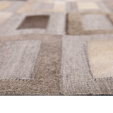 Alfombra Natural Leather Design 140X200 Beige/Gris 688302