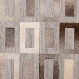 Alfombra Natural Leather Design 140X200 Beige/Gris 688302