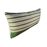 Cojin Lino Look Geo 30X60 Lineas Verdes