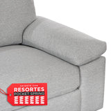 Sofá Parma 3 Cuerpos Gris Claro