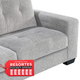 Sofá Cama Boal 3 Cuerpos Gris Claro